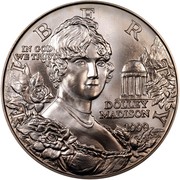 USA Dollar Dolley Madison 1999 P KM# 298 LIBERTY IN GOD WE TRUST DOLLEY MADISON coin obverse