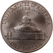 USA Dollar Library of Congress Bicentennial 2000 P KM# 311 UNITED STATES OF AMERICA E PLURIBUS UNUM ONE DOLLAR coin reverse USA Dollar Library of Congress Bicentennial 2000 P KM# 311 UNITED STATES OF AMERICA E PLURIBUS UNUM ONE DOLLAR coin reverse