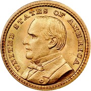 USA Dollar Louisiana Purchase Exposition - McKinley 1903 KM# 120 UNITED STATES OF AMERICA coin obverse USA Dollar Louisiana Purchase Exposition - McKinley 1903 KM# 120 UNITED STATES OF AMERICA coin obverse
