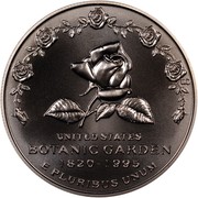 USA Dollar U.S. Botanic Garden 175th Anniversary 1997 P KM# 278 UNITED STATES BOTANIC GARDEN 1820-1995 E PLURIBUS UNUM coin obverse USA Dollar U.S. Botanic Garden 175th Anniversary 1997 P KM# 278 UNITED STATES BOTANIC GARDEN 1820-1995 E PLURIBUS UNUM coin obverse