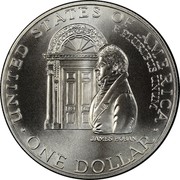 USA Dollar White House Bicentennial 1992 D KM# 236 ∙ UNITED STATES OF AMERICA ∙ ONE DOLLAR ∙ JAMES HOBAN E PLURIBUS UNUM coin reverse USA Dollar White House Bicentennial 1992 D KM# 236 ∙ UNITED STATES OF AMERICA ∙ ONE DOLLAR ∙ JAMES HOBAN E PLURIBUS UNUM coin reverse