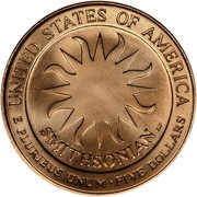 USA Five Dollars Smithsonian Institution 150th Anniversary 1996 W KM# 277 UNITED STATES OF AMERICA E PLURIBUS UNUM FIVE DOLLARS SMITHSONIAN coin reverse USA Five Dollars Smithsonian Institution 150th Anniversary 1996 W KM# 277 UNITED STATES OF AMERICA E PLURIBUS UNUM FIVE DOLLARS SMITHSONIAN coin reverse