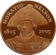 UK Five Pounds Admiral Lord Nelson 2005 British Royal Mint Proof KM# 1054b HORATIO NELSON 1805 2005 coin reverse UK Five Pounds Admiral Lord Nelson 2005 British Royal Mint Proof KM# 1054b HORATIO NELSON 1805 2005 coin reverse