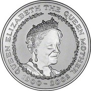 UK Five Pounds Queen Mother (2002) British Royal Mint Proof KM# 1035a QUEEN ELIZABETH THE QUEEN MOTHER 1900 - 2002 coin reverse