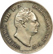 UK Four Pence Groat 1836 KM# 723 GULIELMUS IIII D:G: BRITANNIAR REX F:D: coin obverse UK Four Pence Groat 1836 KM# 723 GULIELMUS IIII D:G: BRITANNIAR REX F:D: coin obverse
