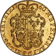 UK Guinea George II 1760 KM# 588 F ∙ D ∙ B ∙ ET ∙ L ∙ D ∙ S ∙ R ∙ I ∙ A ∙ T ∙ ET ∙ E ∙ M ∙ B ∙ F ∙ ET ∙ H ∙ REX ∙ coin reverse UK Guinea George II 1760 KM# 588 F ∙ D ∙ B ∙ ET ∙ L ∙ D ∙ S ∙ R ∙ I ∙ A ∙ T ∙ ET ∙ E ∙ M ∙ B ∙ F ∙ ET ∙ H ∙ REX ∙ coin reverse