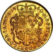 UK Guinea George II (Guinea) 1740 KM# 577.1 F ∙ D ∙ B ∙ ET ∙ L ∙ D ∙ S ∙ R ∙ I ∙ A ∙ T ∙ ET ∙ E ∙ M ∙ B ∙ F ∙ ET ∙ H ∙ REX ∙ coin reverse UK Guinea George II (Guinea) 1740 KM# 577.1 F ∙ D ∙ B ∙ ET ∙ L ∙ D ∙ S ∙ R ∙ I ∙ A ∙ T ∙ ET ∙ E ∙ M ∙ B ∙ F ∙ ET ∙ H ∙ REX ∙ coin reverse