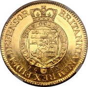 UK Guinea George III 1813 KM# 664 BRITANNIARUM REX FIDEI DEFENSOR coin reverse UK Guinea George III 1813 KM# 664 BRITANNIARUM REX FIDEI DEFENSOR coin reverse