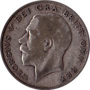 UK Half Crown George V 1923 KM# 818.2 GEORGIUS V DEI GRA: BRITT: OMN: REX coin obverse UK Half Crown George V 1923 KM# 818.2 GEORGIUS V DEI GRA: BRITT: OMN: REX coin obverse