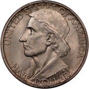 USA Half Dollar Daniel Boone Bicentennial 1935 KM# 165.1 UNITED STATES OF AMERICA HALF DOLLAR coin obverse USA Half Dollar Daniel Boone Bicentennial 1935 KM# 165.1 UNITED STATES OF AMERICA HALF DOLLAR coin obverse