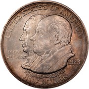 USA Half Dollar Monroe Doctrine Centennial 1923 S KM# 153 UNITED STATES OF AMERICA IN GOD WE TRUST MONROE ADAMS HALF DOLLAR coin obverse USA Half Dollar Monroe Doctrine Centennial 1923 S KM# 153 UNITED STATES OF AMERICA IN GOD WE TRUST MONROE ADAMS HALF DOLLAR coin obverse