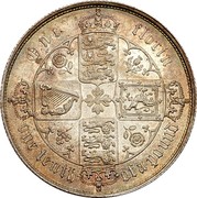 UK One Florin Two Shillings 1884 KM# 746.4 ONE FLORIN ONE TENTH OF A POUND coin reverse UK One Florin Two Shillings 1884 KM# 746.4 ONE FLORIN ONE TENTH OF A POUND coin reverse