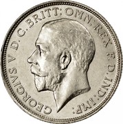 UK One Florin Two Shillings 1914 KM# 817 GEORGIVS.V D.G.BRITT:OMN:REX F.D.IND:IMP: B.M. coin obverse UK One Florin Two Shillings 1914 KM# 817 GEORGIVS.V D.G.BRITT:OMN:REX F.D.IND:IMP: B.M. coin obverse