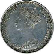 UK One Florin (Two Shillings) KM# 746.1 VICTORIA D:G:BRITT: REG:F:D. *YEAR* coin obverse UK One Florin (Two Shillings) KM# 746.1 VICTORIA D:G:BRITT: REG:F:D. *YEAR* coin obverse