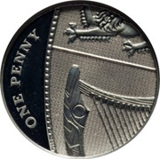 UK One Penny Partial Shield of Arms 2008 KM# 1107c ONE PENNY coin reverse UK One Penny Partial Shield of Arms 2008 KM# 1107c ONE PENNY coin reverse