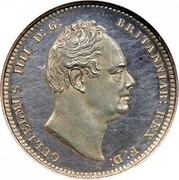 UK One Shilling William IV 1831 Proof. Milled edge KM# 713 GULIELMUS IIII D:G: BRITANNIAR: REX F:D: coin obverse UK One Shilling William IV 1831 Proof. Milled edge KM# 713 GULIELMUS IIII D:G: BRITANNIAR: REX F:D: coin obverse