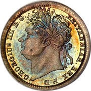 UK Penny George IV 1829 Prooflike KM# 683 GEORGIUS IIII D.G. BRITANNIAR. REX F.D. coin obverse UK Penny George IV 1829 Prooflike KM# 683 GEORGIUS IIII D.G. BRITANNIAR. REX F.D. coin obverse