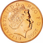 UK Penny Royal Arms Shield Puzzle 1/6 2008 Proof KM# 1107 ELIZABETH∙II∙D∙G REG∙F∙D∙2011 IRB coin obverse UK Penny Royal Arms Shield Puzzle 1/6 2008 Proof KM# 1107 ELIZABETH∙II∙D∙G REG∙F∙D∙2011 IRB coin obverse