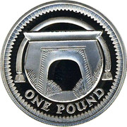 UK Pound Egyptian Arch Bridge 2006 British Royal Mint Proof KM# 1059a ONE POUND coin reverse UK Pound Egyptian Arch Bridge 2006 British Royal Mint Proof KM# 1059a ONE POUND coin reverse