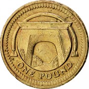 UK Pound Egyptian Arch Bridge 2006 British Royal Mint Proof KM# 1059 ONE POUND coin reverse UK Pound Egyptian Arch Bridge 2006 British Royal Mint Proof KM# 1059 ONE POUND coin reverse