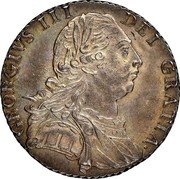 UK Shilling Charles III 1798 Without stops above head KM# 607.3 CAROLVS III DEI GRATIA coin obverse UK Shilling Charles III 1798 Without stops above head KM# 607.3 CAROLVS III DEI GRATIA coin obverse