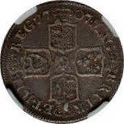 UK Shilling (Anne (2nd bust) E below) KM# 517.2 MAG∙ BRI∙FR∙ ET∙HIB∙ REG ∙*YEAR*∙ coin reverse UK Shilling (Anne (2nd bust) E below) KM# 517.2 MAG∙ BRI∙FR∙ ET∙HIB∙ REG ∙*YEAR*∙ coin reverse