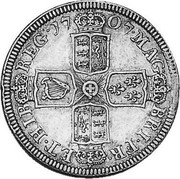 UK Shilling Anne (2nd bust) W/E below 1707 KM# 517.6 MAG∙ BRI∙FR∙ ET∙HIB∙ REG ∙*YEAR*∙ coin reverse UK Shilling Anne (2nd bust) W/E below 1707 KM# 517.6 MAG∙ BRI∙FR∙ ET∙HIB∙ REG ∙*YEAR*∙ coin reverse