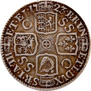 UK Shilling George I SS and C 1723 KM# 539.3 BRVN - ET ∙ L ∙ DVX - S ∙ R ∙ I ∙ A ∙ TH - ET ∙ EL ∙ coin reverse UK Shilling George I SS and C 1723 KM# 539.3 BRVN - ET ∙ L ∙ DVX - S ∙ R ∙ I ∙ A ∙ TH - ET ∙ EL ∙ coin reverse
