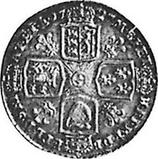 UK Shilling George II plumes 1737 KM# 561.2 ∙M∙B∙F∙ET H∙REX∙F∙D∙B ET∙L∙D∙S∙R∙I A∙T∙ET∙E ∙*YEAR*∙ coin reverse UK Shilling George II plumes 1737 KM# 561.2 ∙M∙B∙F∙ET H∙REX∙F∙D∙B ET∙L∙D∙S∙R∙I A∙T∙ET∙E ∙*YEAR*∙ coin reverse