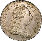 UK Shilling George III 1763 KM# 597 GEORGIVS ∙ III ∙ - DEI ∙ GRATIA ∙ coin obverse UK Shilling George III 1763 KM# 597 GEORGIVS ∙ III ∙ - DEI ∙ GRATIA ∙ coin obverse