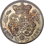 UK Shilling George IV 1821 KM# 679 ANNO coin reverse UK Shilling George IV 1821 KM# 679 ANNO coin reverse