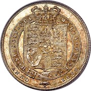 UK Shilling George IV 1825 KM# 687 HONI∙SOIT∙QUI MAL∙Y∙PENSE∙∙∙ ANNO coin reverse UK Shilling George IV 1825 KM# 687 HONI∙SOIT∙QUI MAL∙Y∙PENSE∙∙∙ ANNO coin reverse