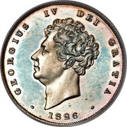 UK Shilling George IV 1826 KM# 694 GEORGIUS IV DEI GRATIA coin obverse UK Shilling George IV 1826 KM# 694 GEORGIUS IV DEI GRATIA coin obverse