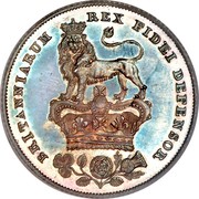 UK Shilling George IV 1826 KM# 694 BRITANNIARUM REX FIDEI DEFENSOR coin reverse UK Shilling George IV 1826 KM# 694 BRITANNIARUM REX FIDEI DEFENSOR coin reverse