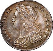 UK Shilling George II 1728 KM# 561.3 GEORGIVS II DEI GRATIA coin obverse UK Shilling George II 1728 KM# 561.3 GEORGIVS II DEI GRATIA coin obverse