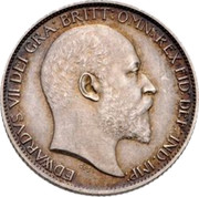 UK Six Pence Edward VII 1902 KM# 799 EDWARDVS VII DEI GRA:BRITT:OMN:REX FID:DEF:IND:IMP coin obverse UK Six Pence Edward VII 1902 KM# 799 EDWARDVS VII DEI GRA:BRITT:OMN:REX FID:DEF:IND:IMP coin obverse