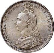 UK Six Pence Victoria 1888 KM# 760 VICTORIA DEI GRATIA BRITT: REGINA F:D: E.B. coin obverse UK Six Pence Victoria 1888 KM# 760 VICTORIA DEI GRATIA BRITT: REGINA F:D: E.B. coin obverse