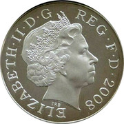 UK Two Pence Lion 2008 Proof KM# 1108c ELIZABETH II D G REG F D 2008 IRB coin obverse UK Two Pence Lion 2008 Proof KM# 1108c ELIZABETH II D G REG F D 2008 IRB coin obverse