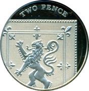 UK Two Pence Elizabeth II 2008 Proof KM# 1108a TWO PENCE coin reverse UK Two Pence Elizabeth II 2008 Proof KM# 1108a TWO PENCE coin reverse