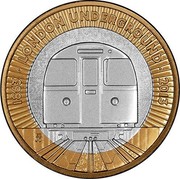UK Two Pounds 150th Anniversary of the London Underground 2013 Proof KM# 1239a 1863 ∙ LONDON UNDERGROUND ∙ 2013 EB JO coin reverse UK Two Pounds 150th Anniversary of the London Underground 2013 Proof KM# 1239a 1863 ∙ LONDON UNDERGROUND ∙ 2013 EB JO coin reverse