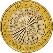 UK Two Pounds Gunpowder Plot 2005 British Royal Mint Proof KM# 1052 1605 2005 TWO POUNDS coin reverse UK Two Pounds Gunpowder Plot 2005 British Royal Mint Proof KM# 1052 1605 2005 TWO POUNDS coin reverse