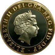 UK Two Pounds History of Technology Achievement 2000 KM# 994a ELIZABETH∙II∙DEI∙GRA∙REG∙FID∙DEF ∙ IRB coin obverse UK Two Pounds History of Technology Achievement 2000 KM# 994a ELIZABETH∙II∙DEI∙GRA∙REG∙FID∙DEF ∙ IRB coin obverse