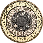 UK Two Pounds History of Technology Achievement 2002 Proof KM# 994c TWO POUNDS 1998 BR coin reverse UK Two Pounds History of Technology Achievement 2002 Proof KM# 994c TWO POUNDS 1998 BR coin reverse