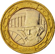 UK Two Pounds Isambard Kingdom Brunel - Royal Albert Bridge 2006 British Royal Mint Proof KM# 1060 TWO POUNDS 2006 coin reverse UK Two Pounds Isambard Kingdom Brunel - Royal Albert Bridge 2006 British Royal Mint Proof KM# 1060 TWO POUNDS 2006 coin reverse