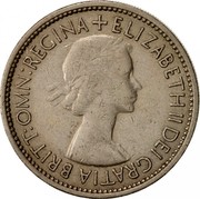 UK Two Shillings Florin 1953 KM# 892 + ELIZABETH II DEI GRATIA BRITT:OMN:REGINA coin obverse UK Two Shillings Florin 1953 KM# 892 + ELIZABETH II DEI GRATIA BRITT:OMN:REGINA coin obverse