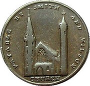 UK 1/2 Penny Angusshire - Brechin / Smith & Wilson's 1801  PAYABLE BY SMITH AND WILSON CHURCH coin obverse UK 1/2 Penny Angusshire - Brechin / Smith & Wilson's 1801  PAYABLE BY SMITH AND WILSON CHURCH coin obverse