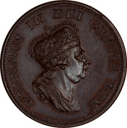 UK 1/2 Penny George III Pattern 1799 SOHO GEORGIUS III DEI GRATIA REX coin obverse UK 1/2 Penny George III Pattern 1799 SOHO GEORGIUS III DEI GRATIA REX coin obverse
