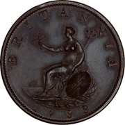 UK 1/2 Penny George III Pattern 1799 SOHO BRITANNIA SOHO 1799 coin reverse UK 1/2 Penny George III Pattern 1799 SOHO BRITANNIA SOHO 1799 coin reverse