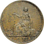 New Zealand 1/2 Penny James Wallace 1859 KM# Tn68 1859 coin reverse New Zealand 1/2 Penny James Wallace 1859 KM# Tn68 1859 coin reverse