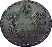 UK 1/2 Penny (Middlesex - Map of France) MAY GREAT BRITAIN EVER REMAIN THE REVERSE. coin reverse UK 1/2 Penny (Middlesex - Map of France) MAY GREAT BRITAIN EVER REMAIN THE REVERSE. coin reverse